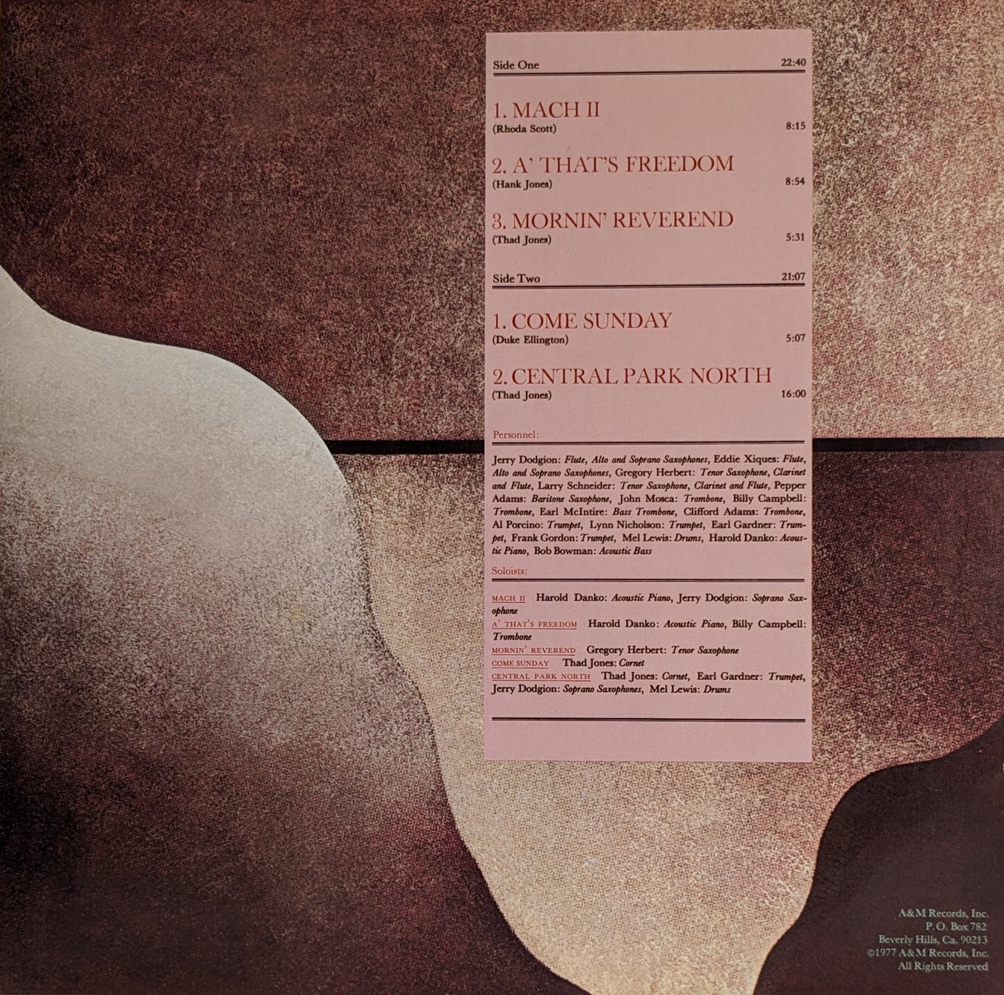 Thad Jones & Mel Lewis - Live In Munich