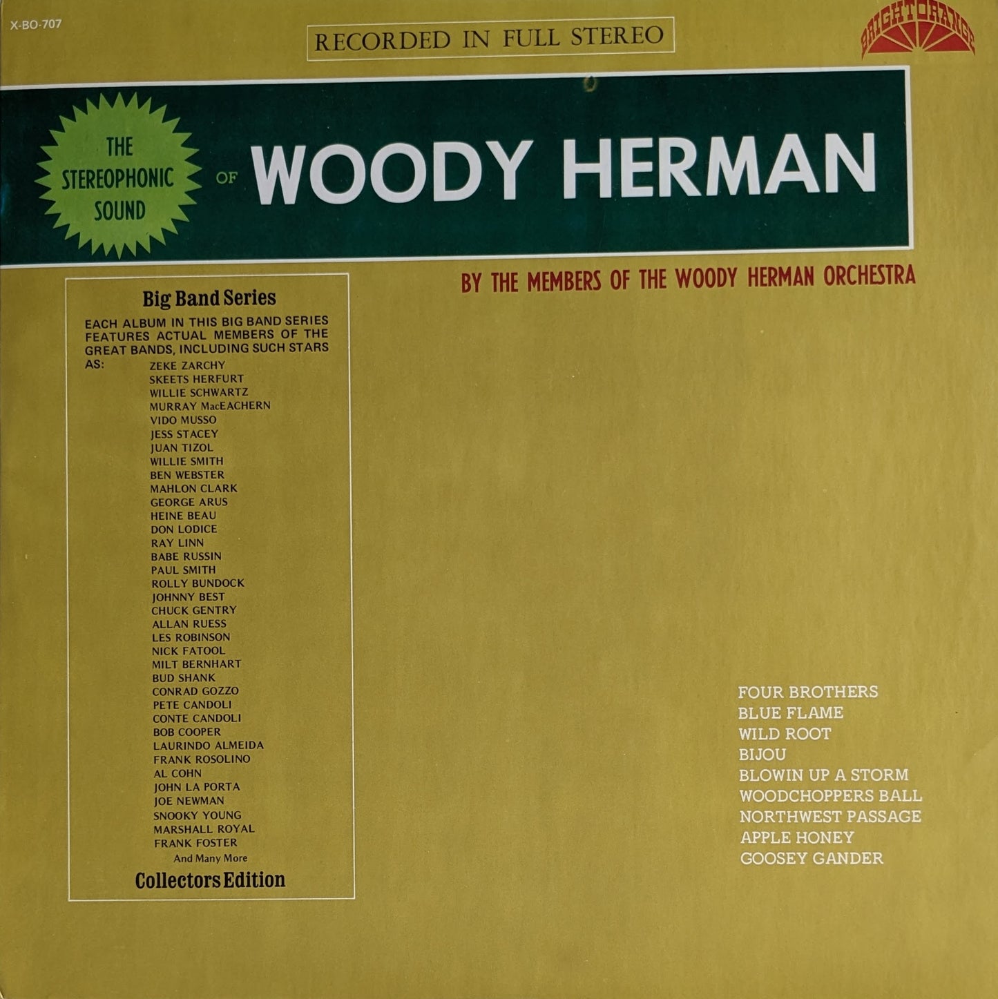 Members Of The Woody Herman Orchestra - The Stereophonic Sound Of Woody Herman